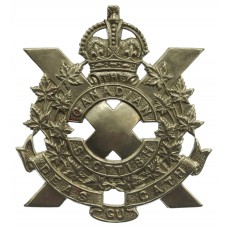 Canadian Scottish Regiment Cap Badge - King's Crown