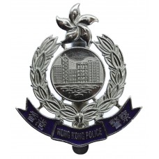 Hong Kong Police Enamelled Cap Badge