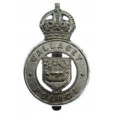 Wallasey Borough Police Cap Badge - King's Crown