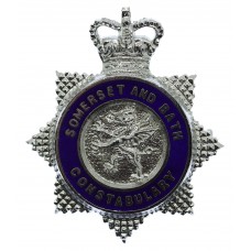 Somerset and Bath Constabulary Senior Officer's Enamelled Cap Bad