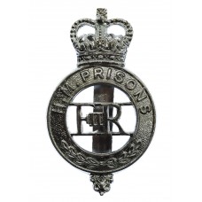 H. M. Prison Service Cap Badge - Queen's Crown