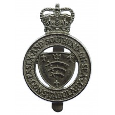 Essex and Southend-on-Sea Constabulary Cap Badge - Queen's Crown