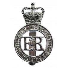 Greater Manchester Police Cap Badge - Queen's Crown