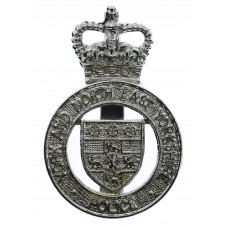 York and North East Yorkshire Police Cap Badge - Queen's Crown