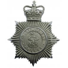 Huddersfield Police Helmet Plate - Queen's Crown