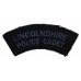 Lincolnshire Police Cadet Cloth Shoulder Title Badge