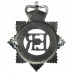 Humberside Police Senior Officer's Enamelled Cap Badge - Queen's Crown