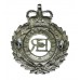 Devon Constabulary Wreath Cap Badge - Queen's Crown