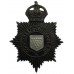 Cornwall Constabulary Night Helmet Plate - King's Crown (1st Version)