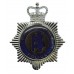 Warwickshire Police Enamelled Cap Badge - Queen's Crown