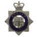 Durham Constabulary Senior Officer's Enamelled Cap Badge - Queen's Crown