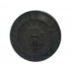 Rochester City Police Black Coat of Arms Button (24mm)