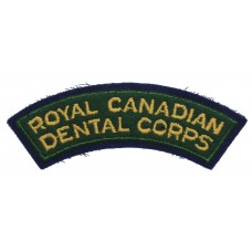 Royal Canadian Dental Corps (ROYAL CANADIAN/DENTAL CORPS) Cloth S