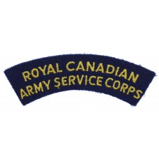 Royal Canadian Army Service Corps (ROYAL CANADIAN/ARMY SERVICE CO