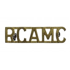 Royal Canadian Army Medical Corps (R.C.A.M.C.) Shoulder Title