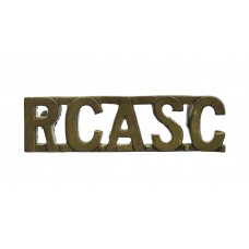 Royal Canadian Army Service Corps (R.C.A.S.C.) Shoulder Title