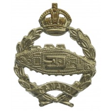 WW2 Canadian Tank Corps Cap Badge