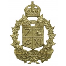 Canadian 7th/11th Hussars Cap Badge - King's Crown