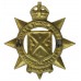Canadian West Nova Scotia Regiment Cap Badge - King's Crown