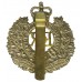 Royal Canadian Engineers Bi-Metal Cap Badge - Queen's Crown