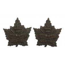 Pair of 2nd Canadian Mounted Rifles Bn. (British Columbia Horse) 