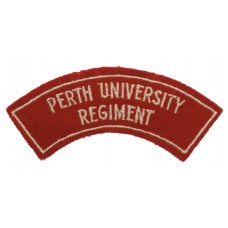 Australian Army Perth University Regiment Cloth Shoulder Title