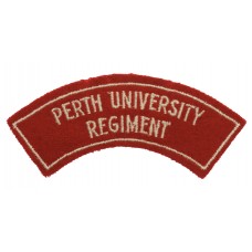 Australian Army Perth University Regiment Cloth Shoulder Title