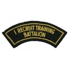 Australian Army 1 Recruit Training Battalion Cloth Shoulder Title