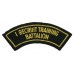 Australian Army 1 Recruit Training Battalion Cloth Shoulder Title