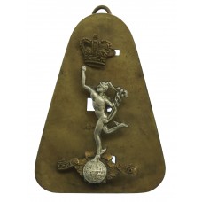 Royal Corps of Signals Bi-Metal Cap Badge - Queen's Crown