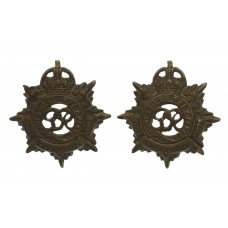 Pair of George VI Royal Army Service Corps (R.A.S.C.) Collar Badg