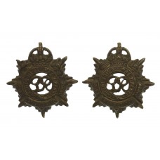 Pair of George VI Royal Army Service Corps (R.A.S.C.) Collar Badges