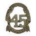 45th Cavalry Indian Armoured Corps WW2 Cast Cap Badge