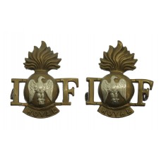Pair of Royal Irish Fusiliers Shoulder Titles