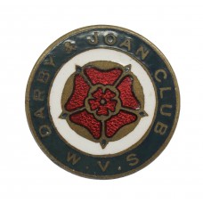 Women's Voluntary Service (W.V.S.) Darby & Joan Club Enamelled Lapel Badge