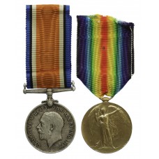 WW1 British War & Victory Medal Pair - Pte. R.A. Eastwood, 7th Bn. London Regiment