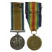 WW1 British War & Victory Medal Pair - Dvr. A. Rust, Army Service Corps