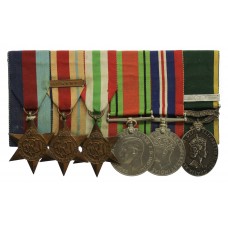 WW2 and Territorial Efficiency Medal Group of Six - Cpl. G.K. Woodger, Royal Signals