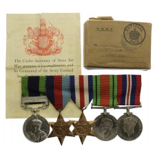 1908 IGS (Clasp - North West Frontier 1930-31) and WW2 Medal Grou