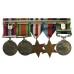 1908 IGS (Clasp - North West Frontier 1930-31) and WW2 Medal Group of Five - Pte. W. Hill, 2nd Bn. Essex Regiment