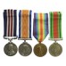 WW1 Military Medal, British War Medal, Victory Medal and WW2 Defence Medal Group of Four - Pte. F.G. Clarke, 32nd (East Ham) Bn. Royal Fusiliers