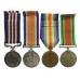 WW1 Military Medal, British War Medal, Victory Medal and WW2 Defence Medal Group of Four - Pte. F.G. Clarke, 32nd (East Ham) Bn. Royal Fusiliers