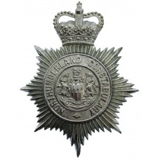 Northumberland Constabulary Helmet Plate - Queen's Crown