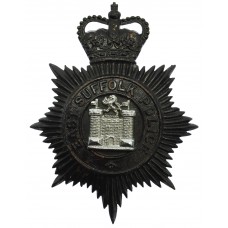 East Suffolk Police Night Helmet Plate - Queen's Crown