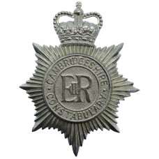 Cambridgeshire Constabulary Helmet Plate - Queen's Crown