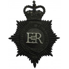 Hertfordshire Constabulary Night Helmet Plate - Queen's Crown