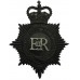 Hertfordshire Constabulary Night Helmet Plate - Queen's Crown