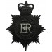 Hampshire and Isle of Wight Police Night Helmet Plate - Queen's Crown