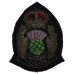 Scottish Police Forces Senior Officer's Bullion Cap Badge - King's Crown