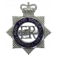 Avon and Somerset Constabulary Senior Officer's Enamelled Cap Bad